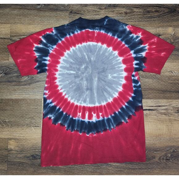 Grateful Dead Basketball Tie-Dye T-Shirt Medium Liquid Blue Skeleton Dunk Unworn - Picture 7 of 9